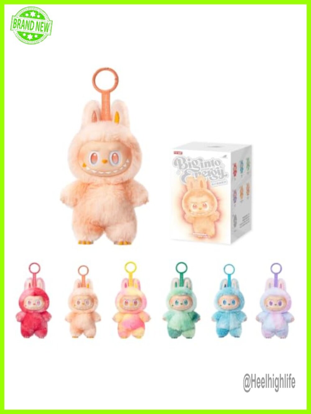POP MART The Monsters Labubu Big Into Energy Vinyl Plush Pendant Blind Box